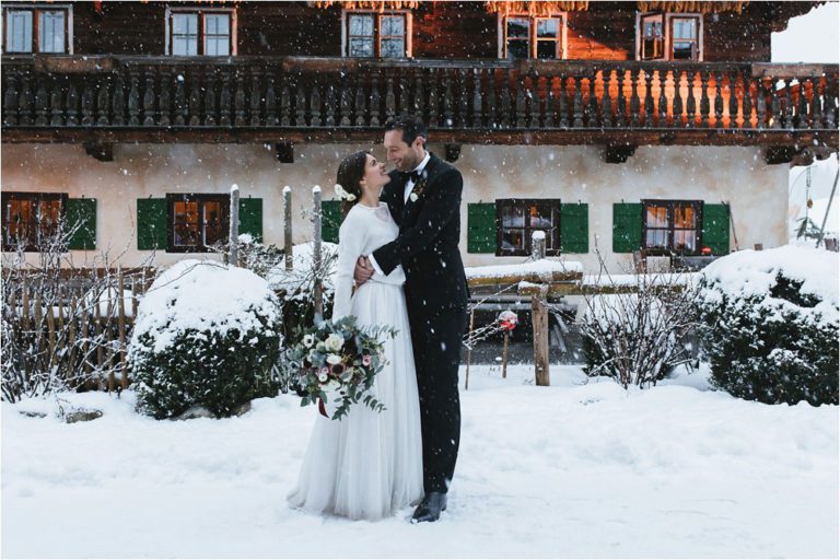 Romantische Winterhochzeit im Hasenöhrl-Hof