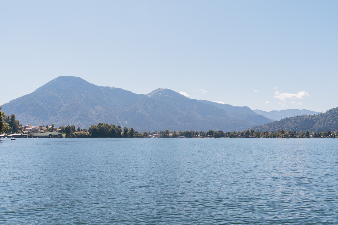 Tegernsee mit Berge